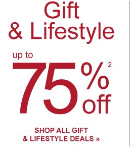 Gift and Lifestyle up to 75%